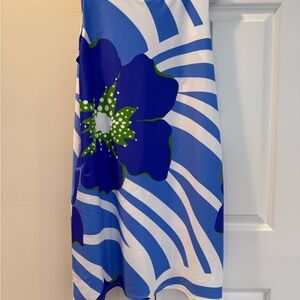 Jude Connally Blue and White Floral Dress